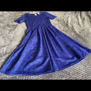 LLR Amelia dress in royal blue